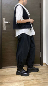 K351 高質車花蕾絲雙面背心 （兩色） 買物課 KAIMONOKA 日本 代購 連線 香港 A/W ALL PRODUCTS CLOTHING ON LIVE OUTERWEAR 服裝 服飾 背心