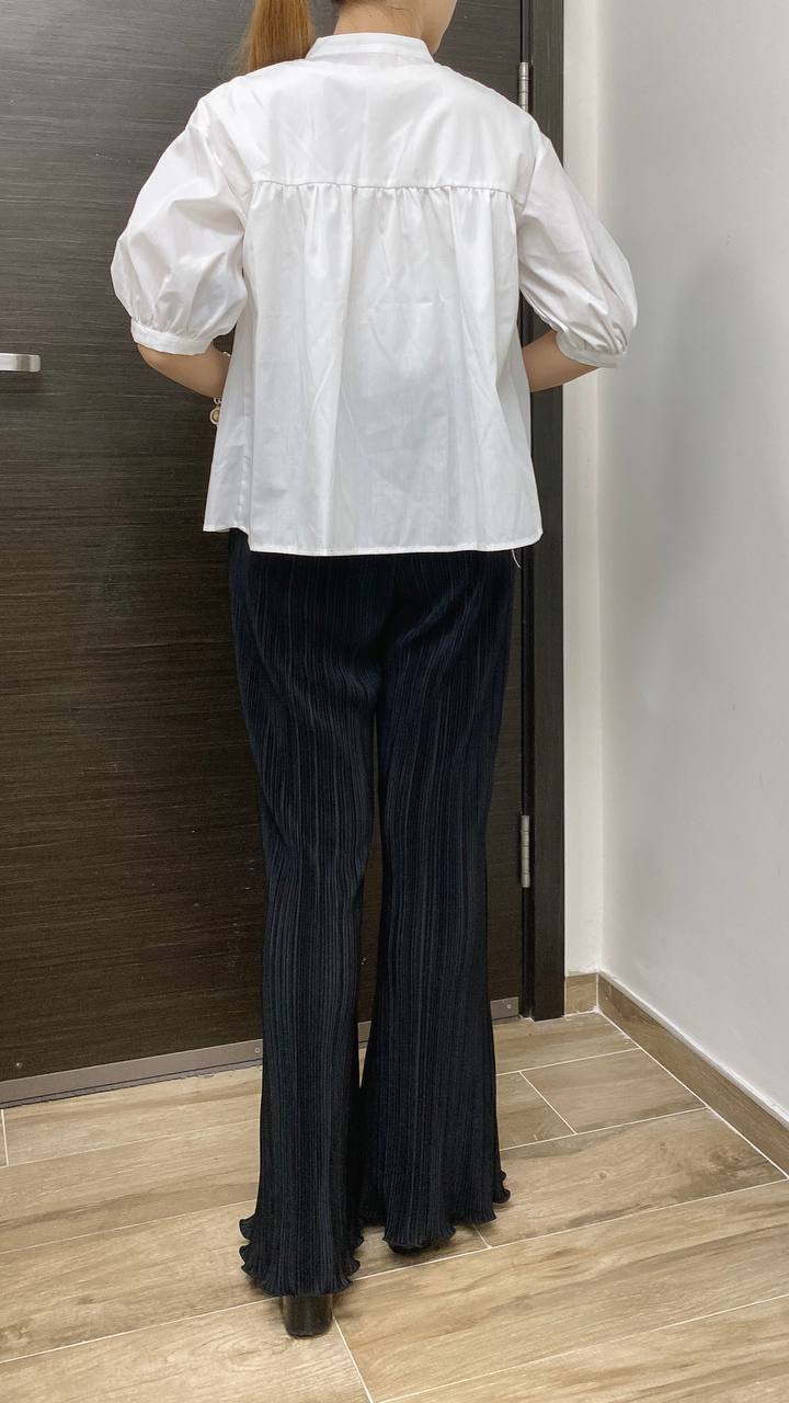 K376 直壓紋木耳邊褲子 買物課 KAIMONOKA 日本 代購 連線 香港 A/W ALL PRODUCTS CLOTHING ON LIVE PANTS TROUSERS TROUSES 服裝 服飾 褲 長褲