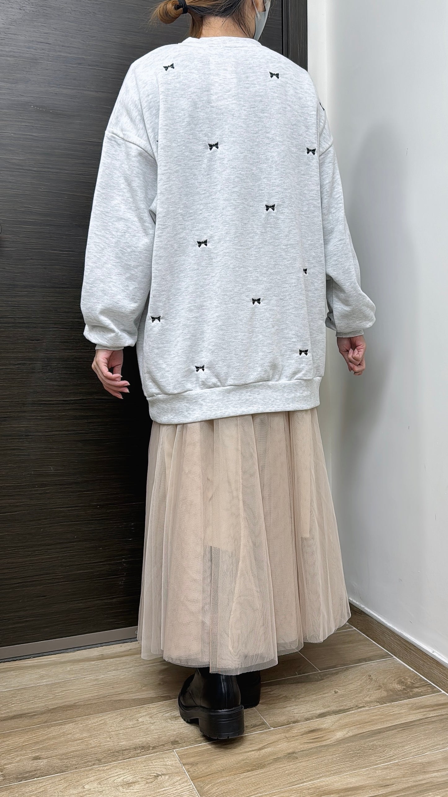 K670 橘粉色夢幻網紗傘裙 買物課 KAIMONOKA 日本 代購 連線 香港 A/W ALL PRODUCTS CLOTHING ON LIVE SKIRT SKIRTS 半截 半截裙 半身 半身裙 服裝 服飾 裙