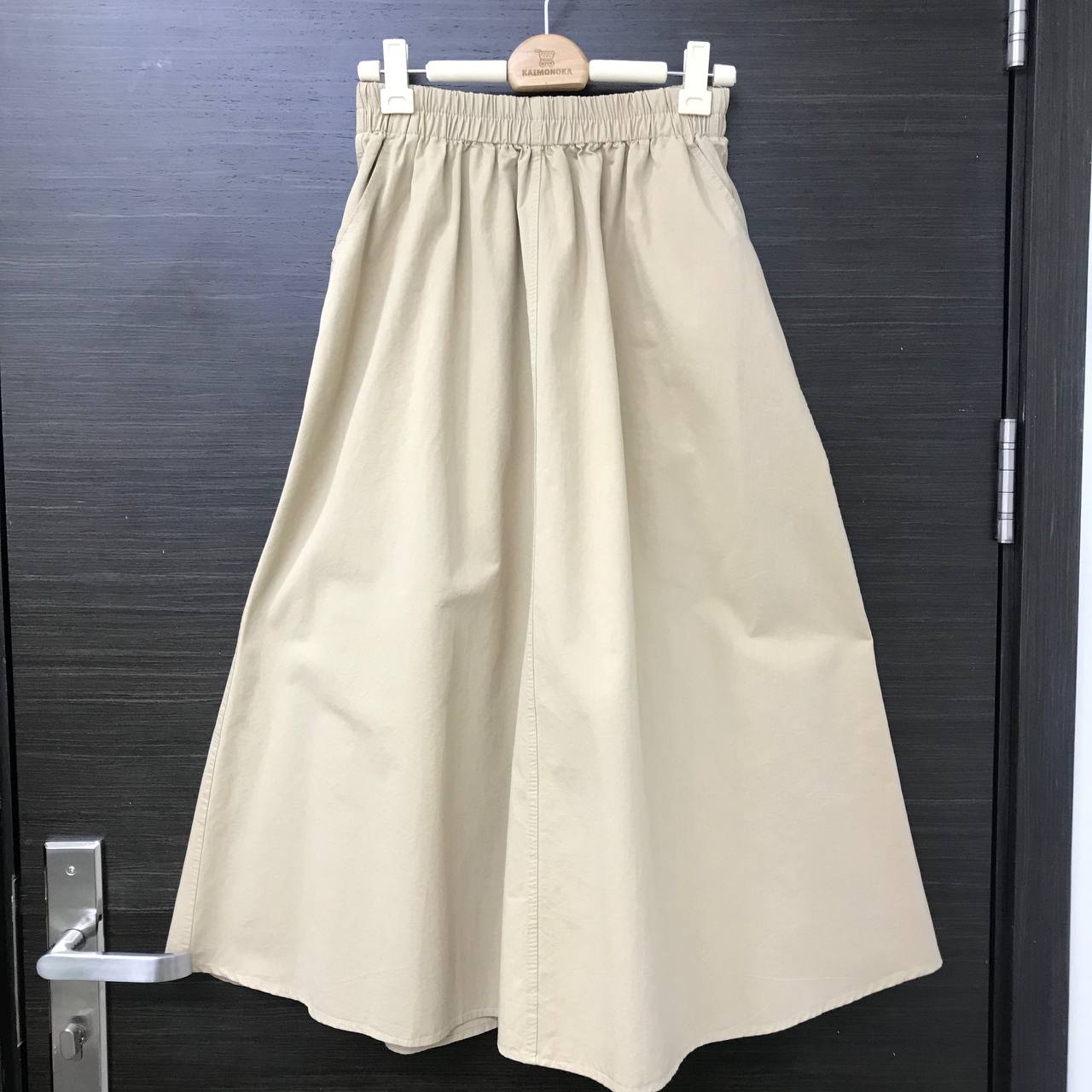 K417 超寬裙擺A型裙 買物課 KAIMONOKA 日本 代購 連線 香港 0823 A/W ALL PRODUCTS CLOTHING ON LIVE SKIRT SKIRTS 半截 半截裙 半身 半身裙 服裝 服飾 裙