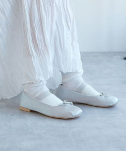 K157 緞面小蝴蝶結芭蕾舞鞋 買物課 KAIMONOKA 日本 代購 連線 香港 ALL PRODUCTS CLOTHING ON LIVE SHOES 服裝 服飾 鞋