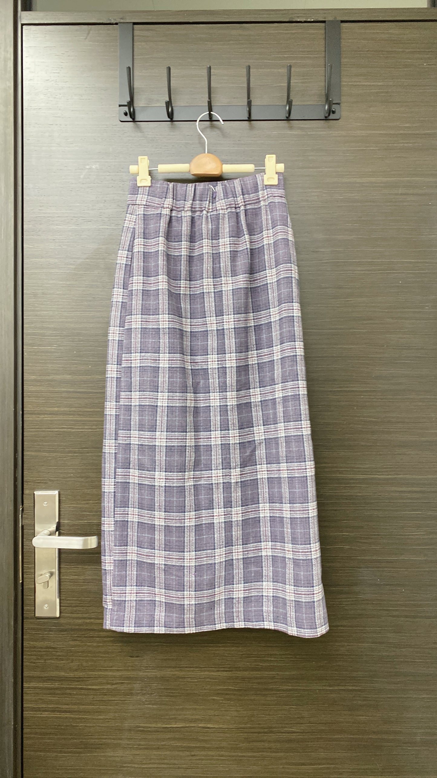 K489 日本人氣修身格子絨布裙 買物課 KAIMONOKA 日本 代購 連線 香港 A/W ALL PRODUCTS CLOTHING ON LIVE SKIRT SKIRTS 半截 半截裙 半身 半身裙 服裝 服飾 裙