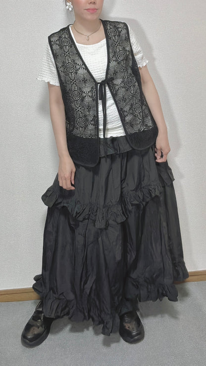 K783 風衣料A型蛋糕裙 買物課 KAIMONOKA 日本 代購 連線 香港 A/W ALL PRODUCTS CLOTHING ON LIVE SKIRT SKIRTS 半截 半截裙 半身 半身裙 服裝 服飾 裙