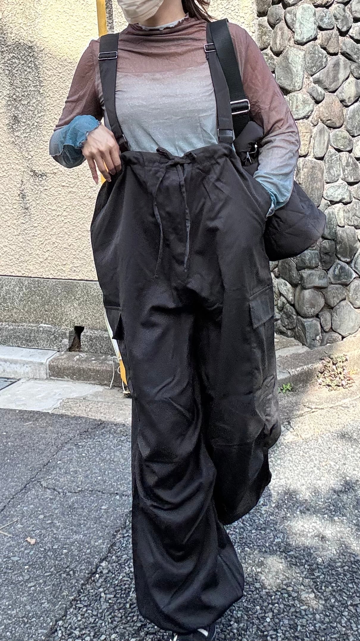 K716 2way吊帶型爆工裝褲 買物課 KAIMONOKA 日本 代購 連線 香港 A/W ALL PRODUCTS CLOTHING JUMPSUIT JUMPSUITS ON LIVE 服裝 服飾 褲 褲子 連衣 連衣褲 連身 連身褲