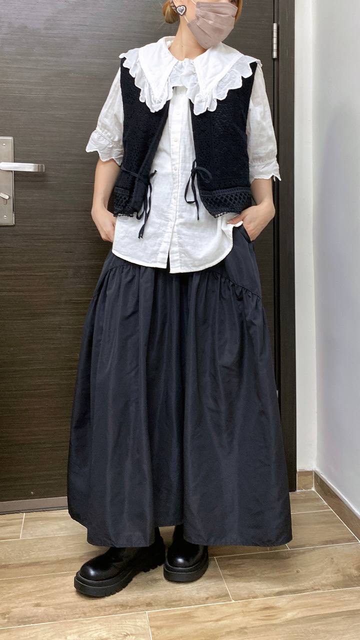 K462 弧形泡泡裙 買物課 KAIMONOKA 日本 代購 連線 香港 A/W ALL PRODUCTS CLOTHING ON LIVE SKIRT SKIRTS 半截 半截裙 半身 半身裙 服裝 服飾 裙