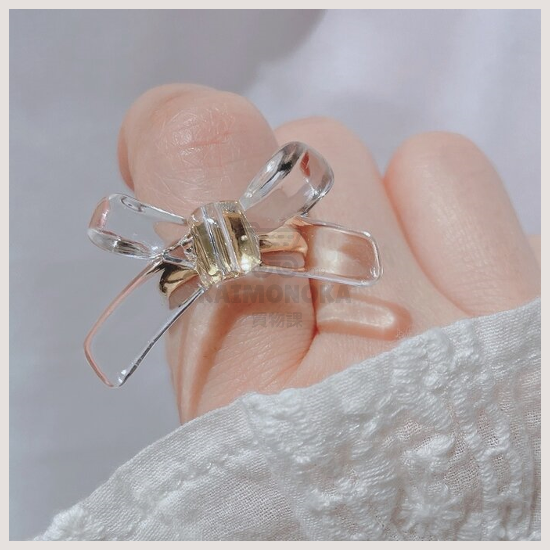 MIMI Butterfly Knot Ring 買物課 KAIMONOKA 日本 代購 連線 香港 ACCESSORIES HAND MADE HANDMADE JAPAN MADE MADE IN JAPAN MIMI RING RINGS 介指 戒指 手作 手作戒指 手作飾品 手作飾物 手工 日本 日本手作飾品 日本手作飾物 日本製 飾 飾品 飾物 首飾