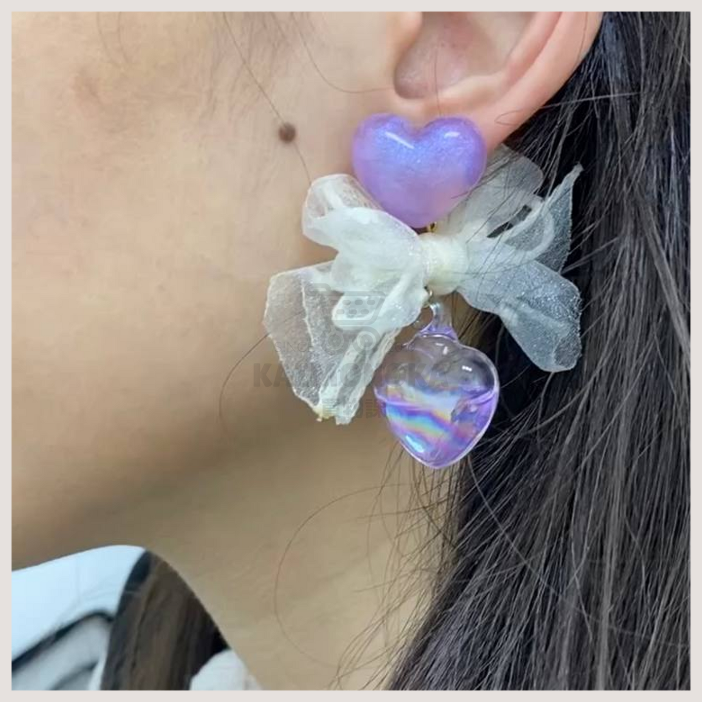 MIMI × KAIMONOKA 買物課限定 紫雪之心 買物課 KAIMONOKA 日本 代購 連線 香港 ACCESSORIES ALL PRODUCTS EAR CUFF EAR RING EAR RINGS EARCUFF EARRING EARRINGS HAND MADE HANDMADE JAPAN MADE MADE IN JAPAN 手作 手作耳飾 手作飾品 手作飾物 手工 日本 日本手作飾品 日本手作飾物 日本製 耳夾 耳殼夾 耳殼扣 耳環 耳針 耳飾 耳骨夾 耳骨扣 飾 飾品 飾物 首飾