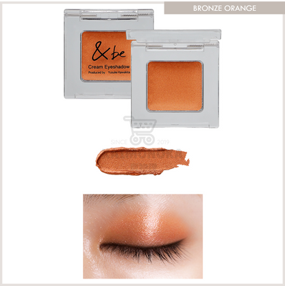 &BE Cream Eyeshadow 眼影膏 Bronze Orange 預約 買物課 KAIMONOKA 日本 代購 連線 香港 &BE 2022-11 ALL PRODUCTS AND BE ANDBE EYE SHADOW EYESHADOW MAKEUP 河北裕介 眼影