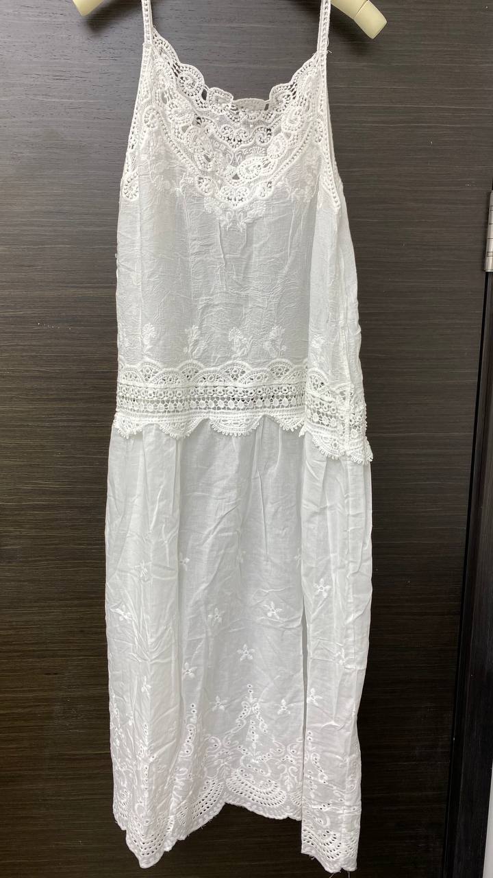 K300 透薄繡花吊帶裙 買物課 KAIMONOKA 日本 代購 連線 香港 ALL PRODUCTS CLOTHING DRESS DRESSES ON LIVE ONE PIECE ONE PIECES ONEPIECE ONEPIECES S/S 服裝 服飾 裙 連衣 連衣裙 連身 連身裙