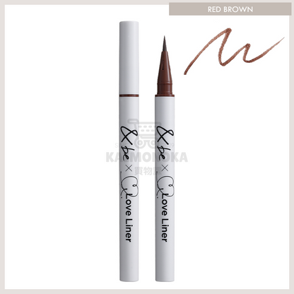 &BE × LOVE LINER Liquid Eyeliner 眼線液筆 Red Brown 買物課 KAIMONOKA 日本 代購 連線 香港 2022-11 ALL PRODUCTS EYE LINER EYELINER LIQUID EYE LINER LIQUID EYELINER MAKEUP 眼線 眼線液 眼線筆