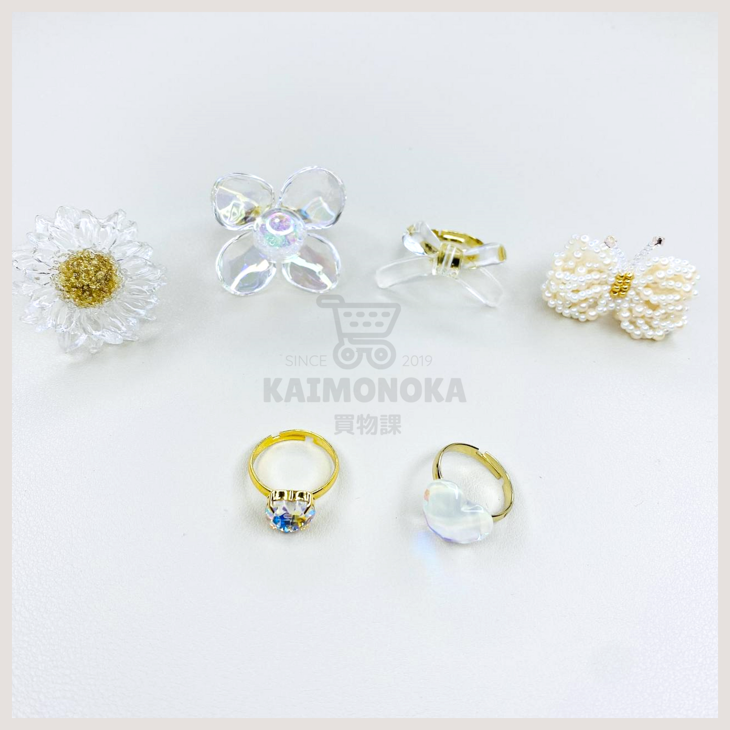 MIMI Pearl Butterfly Ring 買物課 KAIMONOKA 日本 代購 連線 香港 ACCESSORIES HAND MADE HANDMADE JAPAN MADE MADE IN JAPAN MIMI RING RINGS 介指 戒指 手作 手作戒指 手作飾品 手作飾物 手工 日本 日本手作飾品 日本手作飾物 日本製 飾 飾品 飾物 首飾