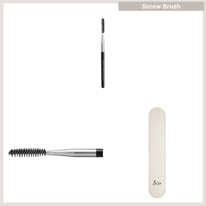 &BE Double End Eyebrow Brushes Kumano Brush & Screw Brush 眉掃 Screw Brush 眉刷 買物課 KAIMONOKA 日本 代購 連線 香港 &BE 2022-11 ALL PRODUCTS AND BE ANDBE BRUSH BRUSHES EYE BROWS BRUSH EYEBROW EYEBROWS EYEBROWS BRUSH KAWAKITA MAKE UP BRUSH MAKEUP MAKEUP BRUSH YUSUKE 河北裕介 眉 眉刷 眉掃 眉筆