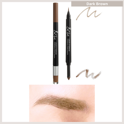 &BE Liquid Eyebrow 眉毛液眉粉兩用筆 Dark Brown 預約 買物課 KAIMONOKA 日本 代購 連線 香港 &BE 2022-11 AND BE ANDBE EYE BROW EYE BROW POWDER EYE BROWS EYE BROWS POWDER EYEBROW POWDER EYEBROWS POWDER MAKEUP 河北裕介 眉 眉毛液 眉液 眉粉 睫