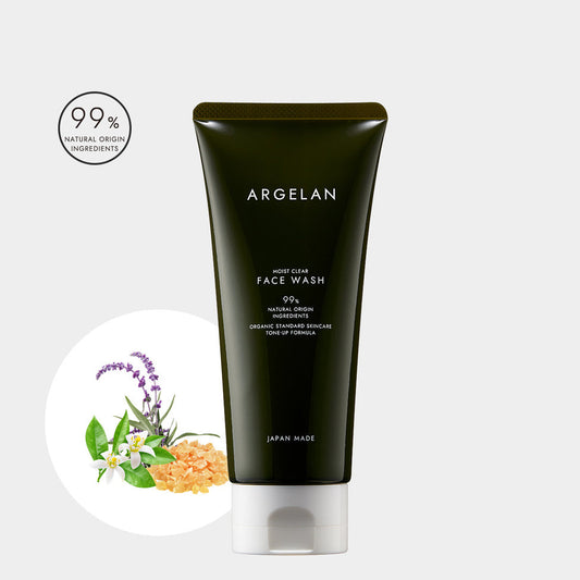 ARGELAN Japan Made Moist Clear Face Wash 130g 買物課 KAIMONOKA 日本 代購 連線 香港 ALL PRODUCTS ARGELAN CLEANSER CLEANSING HERBAL MADE IN JAPAN MATSUKIYO MIJ NATURAL ORGANIC SKIN CARE 天然 日本製 有機 松本清 植物 洗臉 洗面 潔臉 潔面 草本