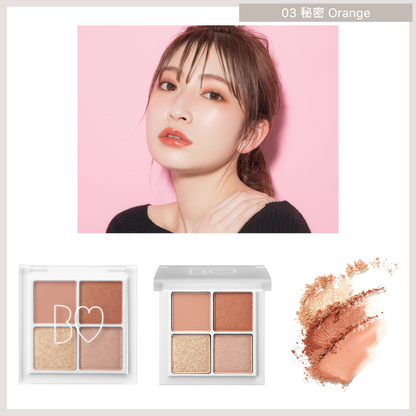 B IDOL The Eye Palette (全8色) 03 秘密 Orange 預約 買物課 KAIMONOKA 日本 代購 連線 香港 ALL PRODUCTS B B-IDOL BIDOL EYE SHADOW EYESHADOW IDOL MAKEUP NMB48 吉田 吉田朱里 朱里 眼影