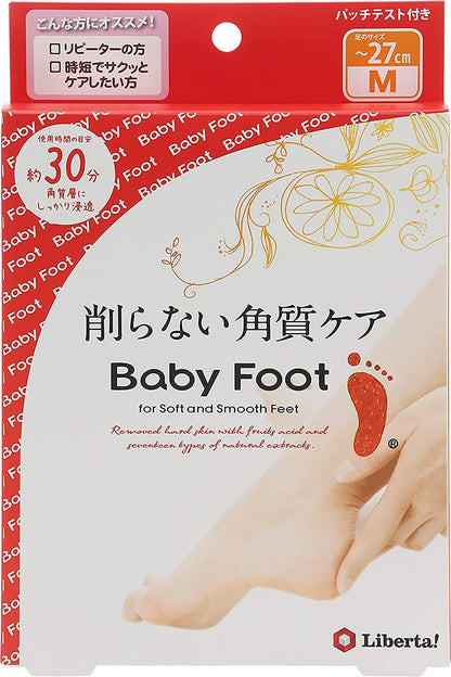 BABY FOOT Exfoliating Foot Peel Easy Pack 去角質腳膜 M ~27cm 買物課 KAIMONOKA 日本 代購 連線 香港 ALL PRODUCTS BODY CARE FOOT MASK 腳膜