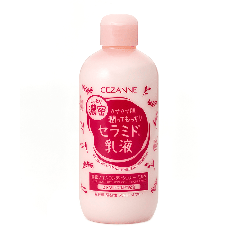 CEZANNE Deep Moisture Milk 濃密高滲透保濕化妝乳液 280mL 預約 買物課 KAIMONOKA 日本 代購 連線 香港 ALL PRODUCTS CEZANNE SKIN CARE TONER 化妝水 薏仁