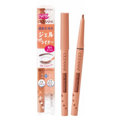 CEZANNE Gel Eyeliner 眼線筆 60 ORANGE BROWN 買物課 KAIMONOKA 日本 代購 連線 香港 ALL PRODUCTS CEZANNE EYE LINER EYELINER GEL EYE LINER GEL EYELINER GEL LINER GELLINER MAKEUP PENCIL EYE LINER PENCIL EYELINER PENCIL LINER 眼線 眼線筆