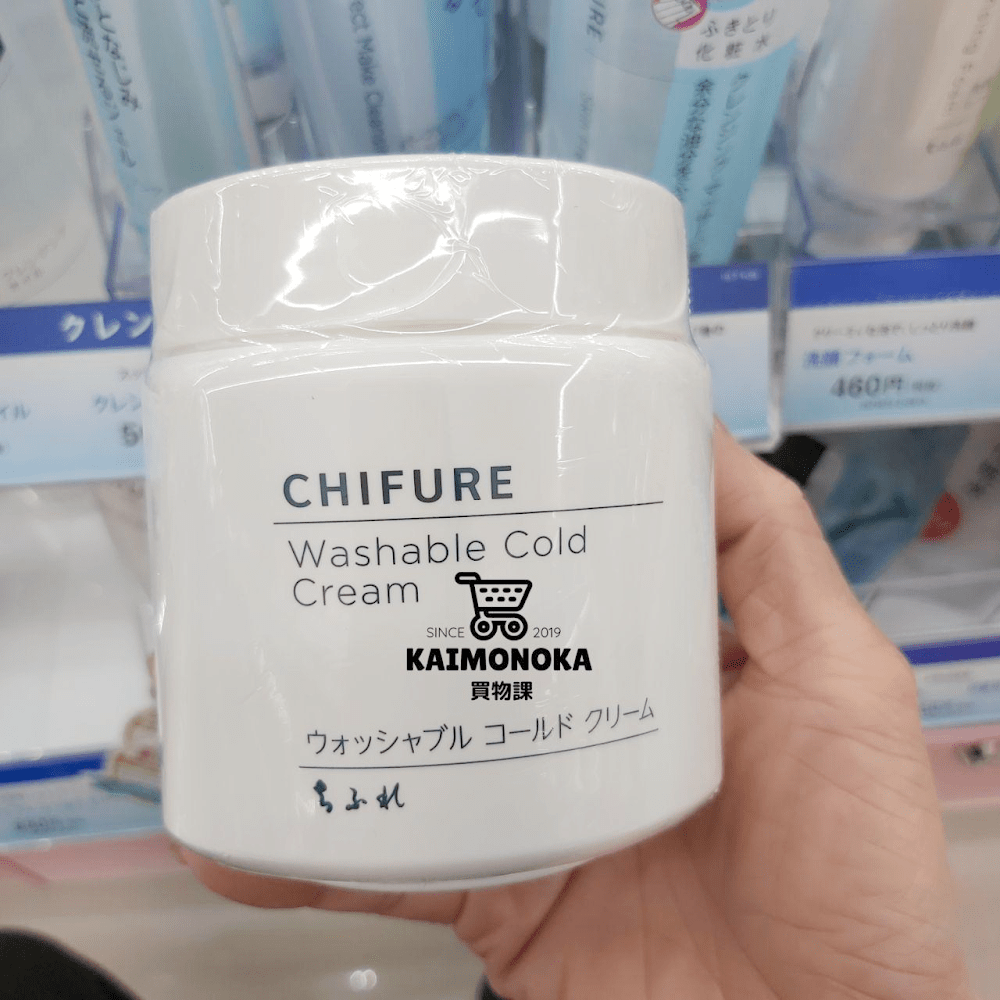 CHIFURE Washable Cold Cream 卸妝按摩霜 買物課 KAIMONOKA 日本 代購 連線 香港 ALCOHOL FREE ALL PRODUCTS CHIFURE MAKE UP CLEANSER MAKE UP REMOVER MAKEUP CLEANSER MAKEUP REMOVER NO ALCOHOL NON-ALCOHOL NON-ALCOHOLIC SKIN CARE 卸妝 卸妝冷霜 卸妝霜 無酒精