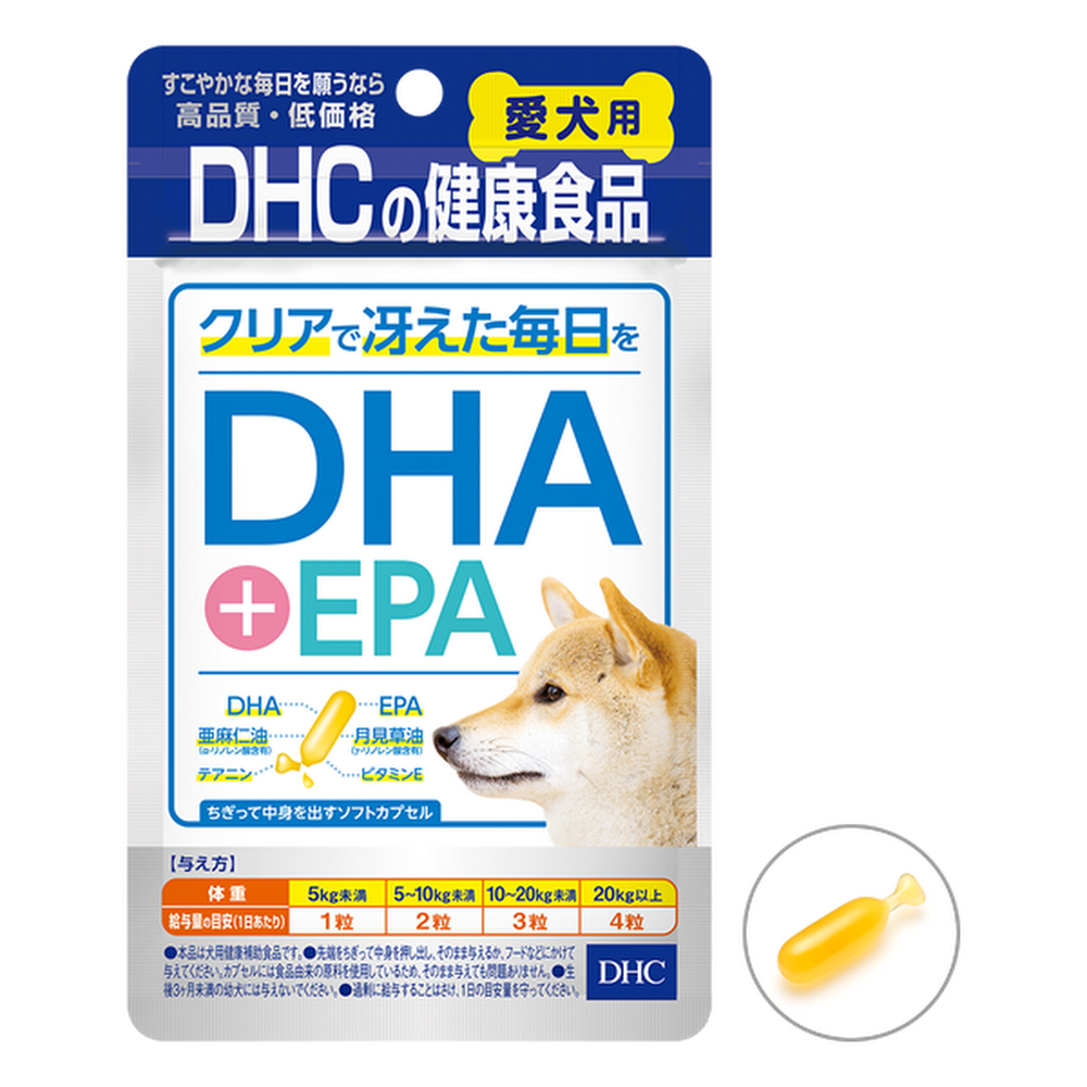 DHC DHA + EPA 日本製提高學習、思考、記憶力保健丸 （犬用健康食品） 買物課 KAIMONOKA 日本 代購 連線 香港 ALL PRODUCTS DHC DOG DOGS HOUSEHOLD MADE IN JAPAN MIJ PETS 日本製 犬 狗