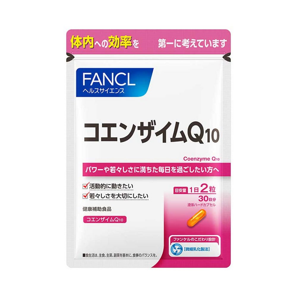 FANCL Coenzyme Q10 輔酶 Q10 買物課 KAIMONOKA 日本 代購 連線 香港 ALL PRODUCTS BEAUTY FANCL NUTRITION SUPPLEMENTS 保健 營養 芳珂 補充