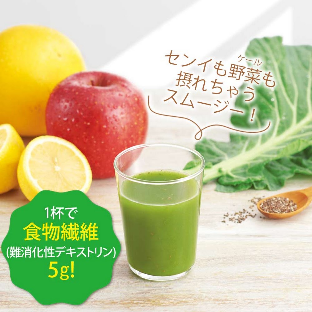 FANCL Green Kale Smoothie 羽衣甘藍食物纖維綜合水果味青汁 Smoothie（日本機能性表示食品） 買物課 KAIMONOKA 日本 代購 連線 香港 ALL PRODUCTS AOIJIRU FANCL GREEN JUICE SUPPLEMENTS 保健 營養 芳珂 補充