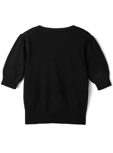 GRL 花花針織上衣（全2色） 買物課 KAIMONOKA 日本 代購 連線 香港 CLOTHING GRL TOPS