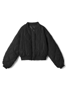 GRL 夾綿短外套 (全3色) Black 買物課 KAIMONOKA 日本 代購 連線 香港 ALL PRODUCTS AT1671 CLOTHING GRL OUTERWEAR 外套