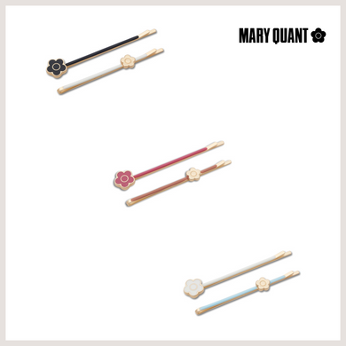 MARY QUANT Matte Epo Daisy Hair Pin Set 買物課 KAIMONOKA 日本 代購 連線 香港 ACCESSORIES ALL PRODUCTS HAIR ACCESSORIES MARY MARY QUANT QUANT 瑪莉官