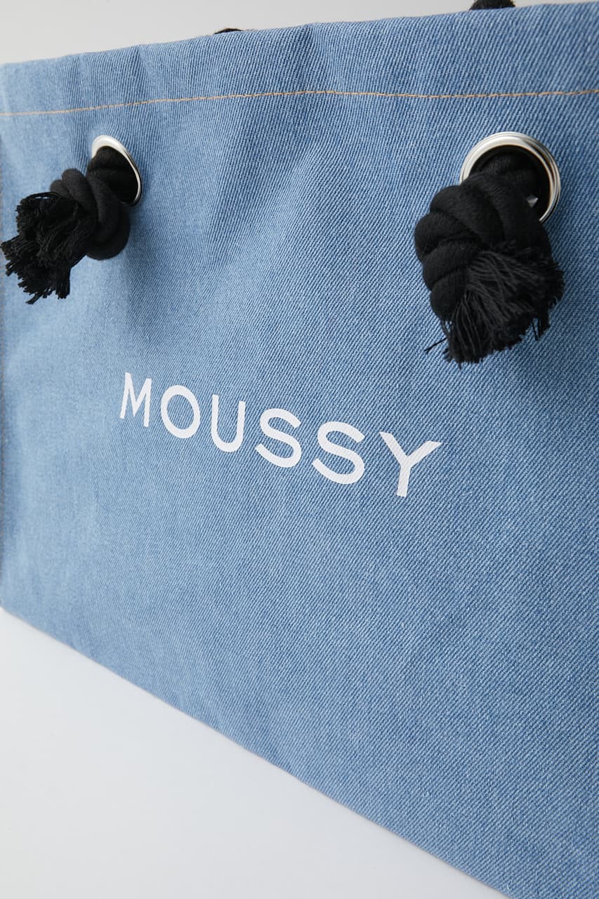 MOUSSY Denim Shopper Bag 買物課 KAIMONOKA 日本 代購 連線 香港 ACCESSORIES ALL PRODUCTS BAGS DENIM JEANS MOUSSY 牛仔 袋