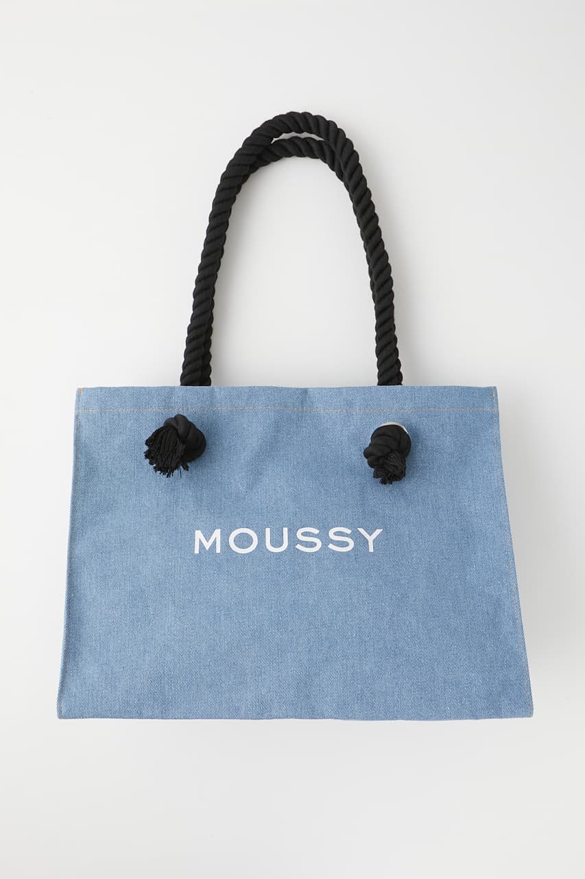 MOUSSY Denim Shopper Bag 買物課 KAIMONOKA 日本 代購 連線 香港 ACCESSORIES ALL PRODUCTS BAGS DENIM JEANS MOUSSY 牛仔 袋