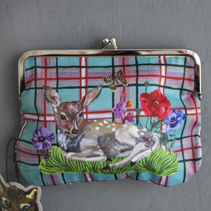 NATHALIE LETE 口金包 Fawn 19.5×15cm 買物課 KAIMONOKA 日本 代購 連線 香港 ACCESSORIES ALL PRODUCTS CATS LETE NATHALIE POUCHES 口金包