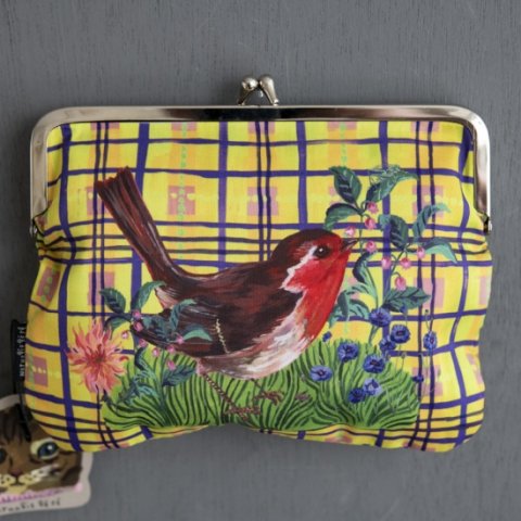 NATHALIE LETE 口金包 Bird 19.5×15cm 買物課 KAIMONOKA 日本 代購 連線 香港 ACCESSORIES ALL PRODUCTS CATS LETE NATHALIE POUCHES 口金包