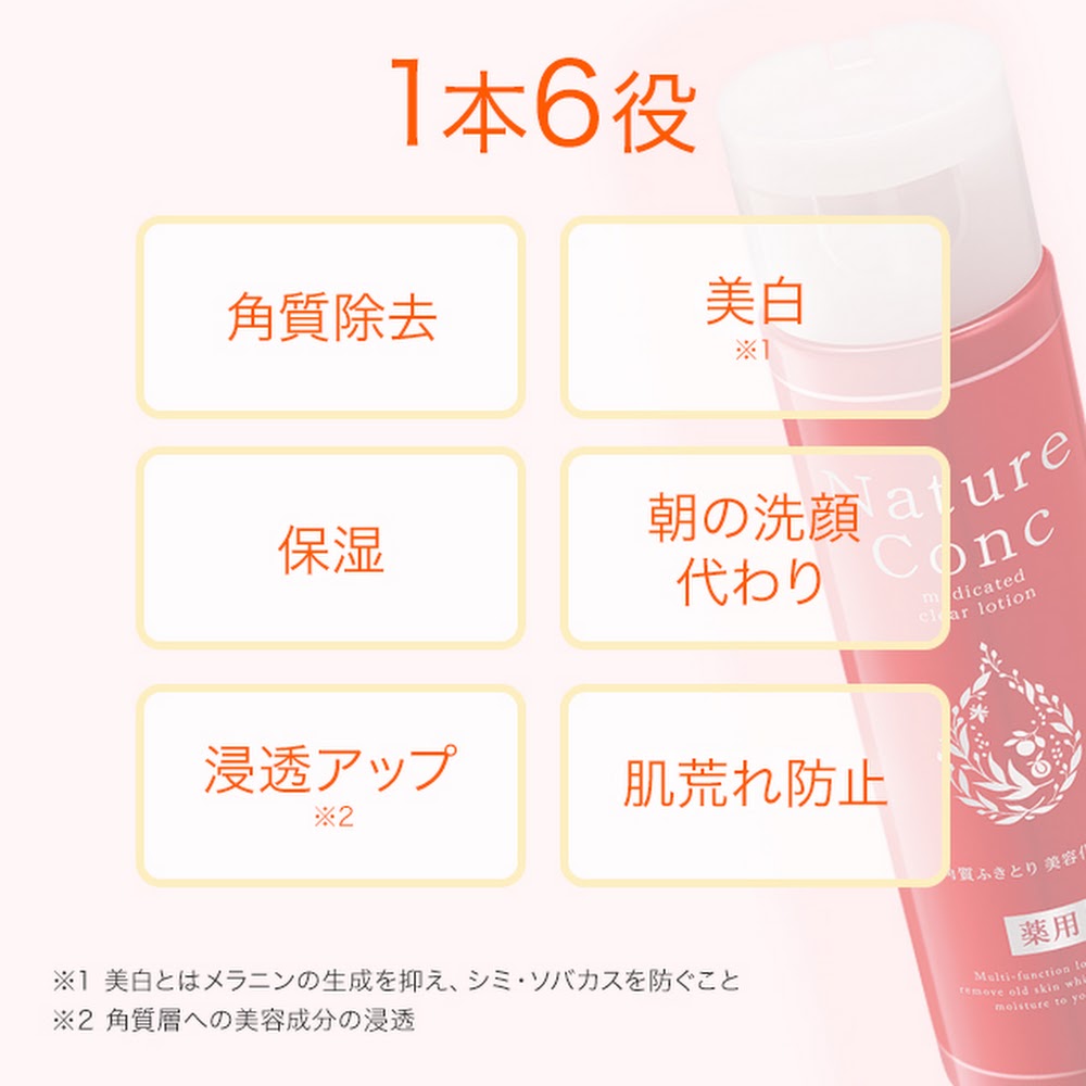 NATURE CONC 深層潔面去角質化妝水 買物課 KAIMONOKA 日本 代購 連線 香港 ALL PRODUCTS NATURE CONC PEEL PEELING SKIN CARE TONER 化妝水 角質