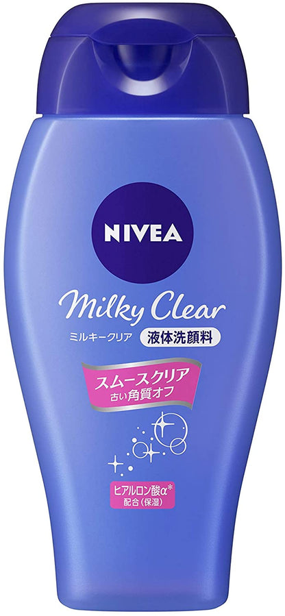 NIVEA Milky Clear 潔面乳 SMOOTH CLEAR 角質清潔 買物課 KAIMONOKA 日本 代購 連線 香港 ALL PRODUCTS CLEANSING NIVEA SKIN CARE 洗臉 洗面 潔臉 潔面