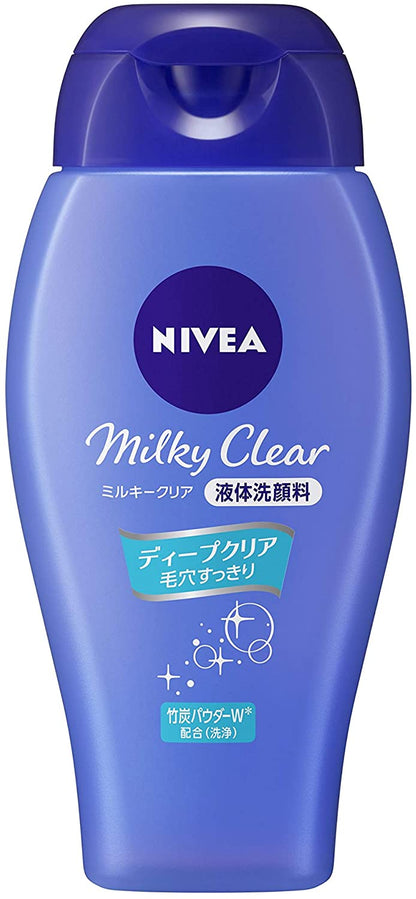 NIVEA Milky Clear 潔面乳 DEEP CLEAR 毛穴清潔 買物課 KAIMONOKA 日本 代購 連線 香港 ALL PRODUCTS CLEANSING NIVEA SKIN CARE 洗臉 洗面 潔臉 潔面