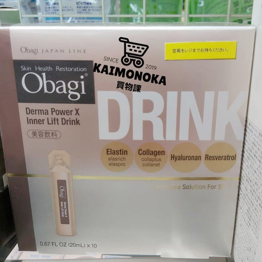 OBAGI Derma Power X Inner Lift Drink 抗糖補充飲料 買物課 KAIMONOKA 日本 代購 連線 香港 ALL PRODUCTS OBAGI SLIMMING SUPPLEMENTS 保健 減肥 營養 瘦身 補充