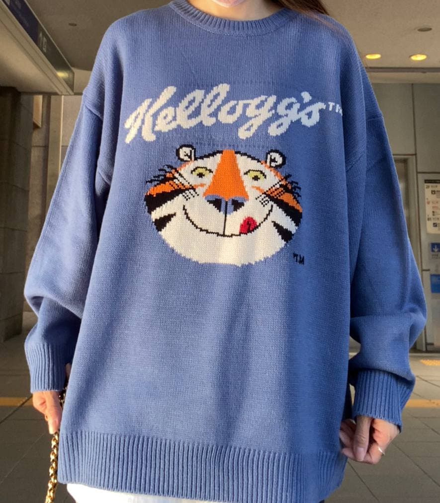 ★鳥P選 KELLOGG'S Tony Tiger 粟米片東尼虎衛衣 買物課 KAIMONOKA 日本 代購 連線 香港 ALL PRODUCTS BIRDY P CLOTHING KELLOGG'S TIGER TONY TOPS 家樂氏 東尼 粟米片 虎 衛衣