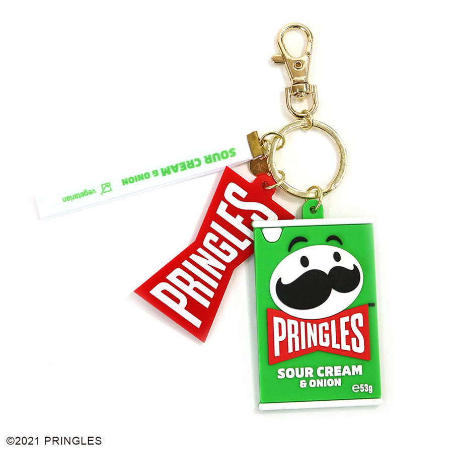 PRINGLES × ACCOMMODE Collaboration Pringles Package Charm 鎖匙扣 Green - Sour Cream & Onion H135×W45mm 買物課 KAIMONOKA 日本 代購 連線 香港 ACCESSORIES ACCESSORIES OTHERS ACCOMMODE CHARM KEY CHAIN KEY HOLDER KEYCHAIN PRINGLES 匙扣 吊飾 品客 鬍鬚佬