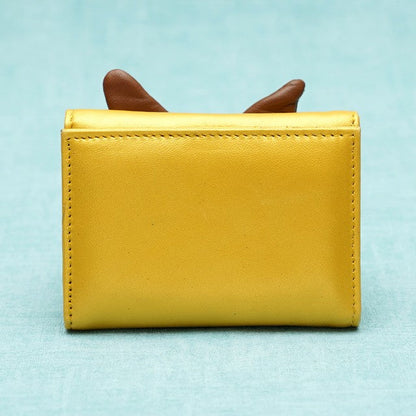 TAMAO WORLD Sheep Leather Embroidery Cat Mini Wallet Camel Cat Gold 買物課 KAIMONOKA 日本 代購 連線 香港 ACCESSORIES CAT CATS LIMITED EDITION MUSHROOM TAMAO WALLETS WORLD 喵 貓 財布 銀包 錢包