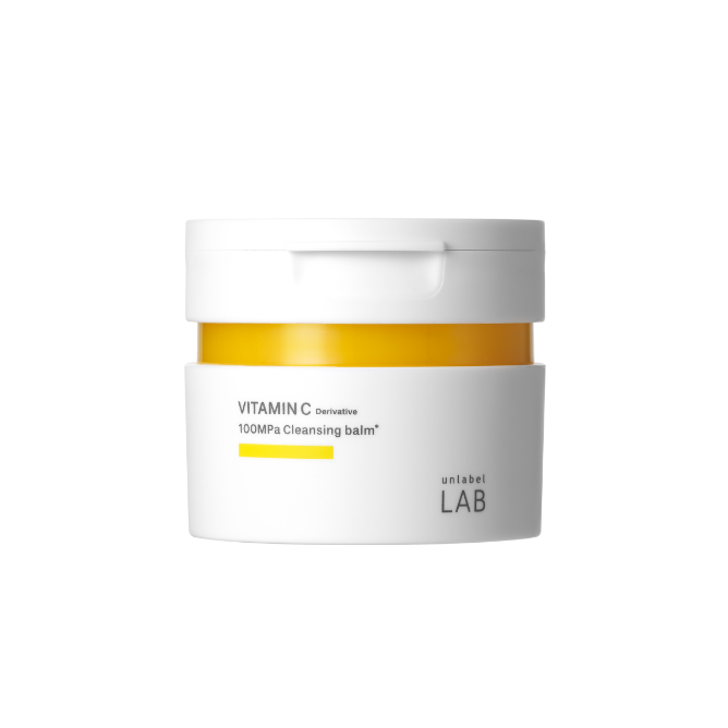 UNLABEL LAB Vitamin C Derivative 100MPa Cleansing Balm 90g 預約 買物課 KAIMONOKA 日本 代購 連線 香港 CLEANSER CLEANSING LAB MAKE UP REMOVER MAKEUP REMOVER SKIN CARE UNLABEL UNLABEL LAB 卸妝 卸妝冷霜 卸妝霜 洗臉 洗面 洗顏 潔臉 潔面 落妝 酵素